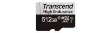 Transcend USD350V - Carte mémoire flash (adaptateur microSDXC vers SD inclus(e)) - 512 Go - UHS-I U3 / Class10 - microSDXC UHS-I
