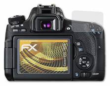 AtFoliX Protecteur d'écran Compatible avec Canon EOS 760D / EOS Rebel T6s Film Protection d'écran, antiréfléchissant et Absorbant Les Chocs FX Film Pr