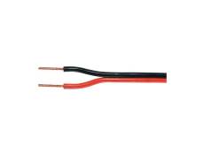 Valueline lsp-020r câble haut-parleur en bobine - 2x 1.00 mm² - 100 m - noir / rouge