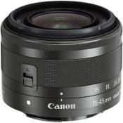 Objectif hybride Canon EF-M 15-45mm f/3.5-6.3 IS STM noir