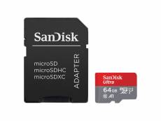 Sandisk 64gb ultra microsdxc 140mbs+sd adapter SDSQUAB-064G-GN6TA