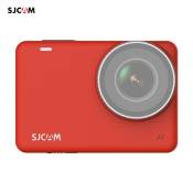 Caméra sport SJCAM SJ10X WIFI 4K/24FPS 16MP avec écran tactile de 2,33 pouces 10M étanche-Rouge