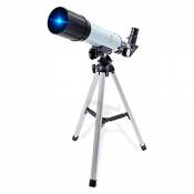 GEERTOP 90X Télescope de Bureau Enfants Réfracteur Astronomique 360 x 50 mm - pour Les Observation des Etoiles Lune Oiseaux- Trépied e Accessoires