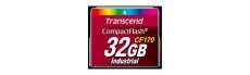 Transcend CF170 Industrial - Carte mémoire flash - 32 Go - 170x - CompactFlash