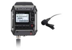 ZOOM F1-LP pack enregistreur audio 2 pistes avec micro lavalier