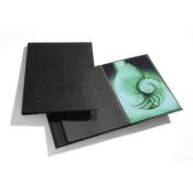 Book Ã spirale MODEBOOK format Portrait + 10 pochettes Polyester - 28x35cm