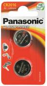 Pack de 2 piles Panasonic Lithium CR2016