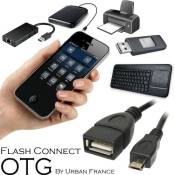 Connect-Flash OTG, Cable USB micro USB pour smartphone