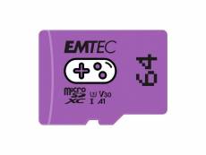 Emtec carte mémoire microsdxc gaming 64 go violet uhs-i u3 v30 a1 ECMSDM64GXCU3G