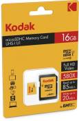 KODAK MICROSDHC 16GB CLASS10 U1 + ADAPTER