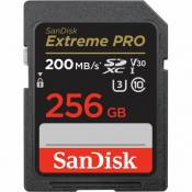 SDXC 256 Go Extreme Pro UHS-I C10 U3 V30 (200MB/s)