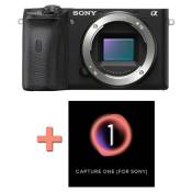 Sony appareil photo hybride alpha 6600 noir nu + logiciel capture one pro