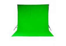 Manfrotto Fond de studio drapé vert Chromakey 3 x 3.5 m