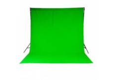 Manfrotto Lighting Fond de studio drapé vert Chromakey 3 x 3.5 m