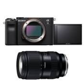 Sony appareil photo hybride alpha 7c noir + tamron 28-75mm g2 f/2.8 di III vxd fe