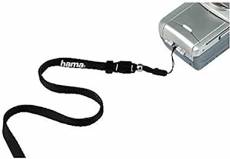 Hama Dragonne universelle avec fermeture à clip (pour appareils photo compacts, à relâchement rapide, longueur de 45 cm, nylon) Noir