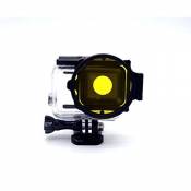 MASUNN 58 mm UV Cpl ND Filter Kit pour Gopro Hero 5 Noir Boîtier Étanche