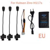 Trois Adaptateur Câble de recharge pour Hubsan Zino H117S Quadcopter Batterie B3 Chargeur