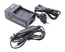 Vhbw Chargeur de batterie compatible avec Panasonic DMW-BCK7, DMW-BCK7E caméra, DSLR, action-cam - Chargeur + adaptateur allume-cigare