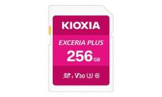 KIOXIA EXCERIA PLUS - Carte mémoire flash - 256 Go - Video Class V30 / UHS-I U3 / Class10 - SDXC UHS-I