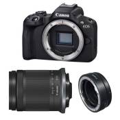 Canon appareil photo hybride eos r50 + rf-s 18-150mm f3.5-6.3 is stm + bague ef-eos r