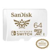Carte microSDXC SanDisk 64 Go pour Nintendo Switch
