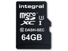 Carte mémoirecarte sd, microsdxcdash cam / security camera UBD-INMSDX64G10-DSCAM