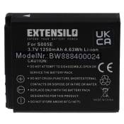 EXTENSILO Batterie compatible avec Fuji / Fujifilm FinePix F20, F40fd, F45fd, F47fd appareil photo, reflex numérique (1250mAh, 3,7V, Li-ion)