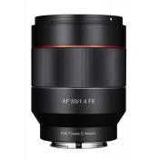 Objectif hybride Samyang AF 50mm f/1.4 noir pour Sony FE