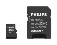 Philips FM08MP45B - Carte mémoire flash (adaptateur microSDHC - SD inclus(e)) - 8 Go - Class 10 - microSDHC UHS-I