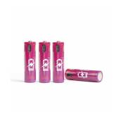 Set de 4 piles AA rechargeables Livoo TEC606 Violet