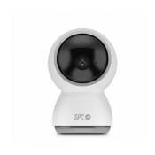 Caméra de Surveillance SPC Lares 360 6343B Interne Wi-Fi Vision Nocturne Détecteur de Mouvement Blanc