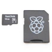 Raspberry Pi - Carte mémoire flash (adaptateur microSDHC - SD inclus(e)) - 16 Go - micro SD
