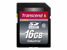 Transcend Industrial - Carte mémoire flash - 16 Go - Class 10 - SDHC