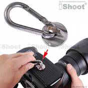 1/10,2 cm Adaptateur à vis avec crochet pour accrocher Appareil photo Canon Nikon Pentax Panasonic à bandoulière