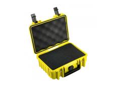 B&w outdoor case type 500 jaune + mousse synthétique DFX-792519