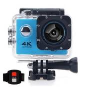 Caméra Sport D800S HD 4K 30m Etanche Wifi Avec télécommande Bleu