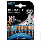Duracell - Pile alcaline blister x8 Duracell Ultra Power LR03 - AAA Star Wars 1.5V 1.175Ah - Blister(s) x 8