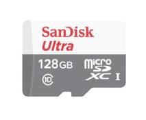 SanDisk Ultra - Carte mémoire flash (adaptateur microSDXC vers SD inclus(e)) - 128 Go - UHS-I / Class10 - microSDXC UHS-I