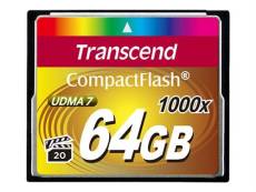 Transcend Ultimate - Carte mémoire flash - 64 Go - 1000x - CompactFlash