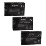 EXTENSILO 3x Batteries compatible avec Blackmagic Pocket Cinema 4K appareil photo, reflex numérique (2000mAh, 7,4V, Li-ion)