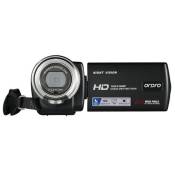 Ordro V12 Caméscope Hd 1080P 16X Zoom Numérique 20Mp Vision Nocturne Infrarouge Numérique BT043