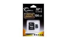 G.Skill - Carte mémoire flash (adaptateur microSDXC vers SD inclus(e)) - 64 Go - UHS Class 1 - microSDXC UHS-I