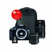 Canon Pack EOS 1300D + 18-55 + 75-300 + BAG + Carte 8G