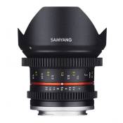 Objectif hybride vidéo Samyang 12mm T2.2 Ciné NCS CS noir pour Micro 4/3