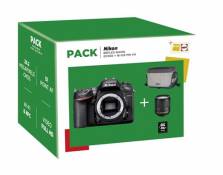 Pack Fnac Reflex Nikon D7200 Boîtier Nu + Objectif AFS DX Nikkor 18-105 mm f/3.5-5.6G ED VR + Fourre-tout + Carte mémoire SDHC 16 Go