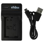 Vhbw Chargeur USB compatible avec Sony Alpha 6100, 6400, A6400 caméra, action-cam - Chargeur, témoin de charge