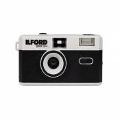 Appareil photo argentique compact 24x36 Ilford Sprite 35mm II Silver et noir Réutilisable