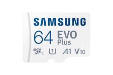 Carte mémoire micro SD Samsung EVO Plus 64 Go Gris et bleu