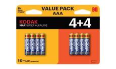 Kodak MAX SUPER - Batterie 8 x AAA - Alcaline